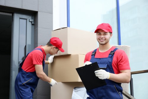 Harlington movers assisting with a home relocation