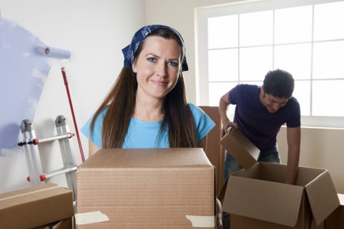 Packing boxes and furniture removal for a local move