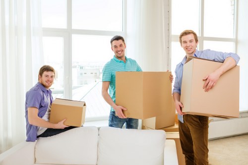 Commercial moving truck support for businesses in Harlington