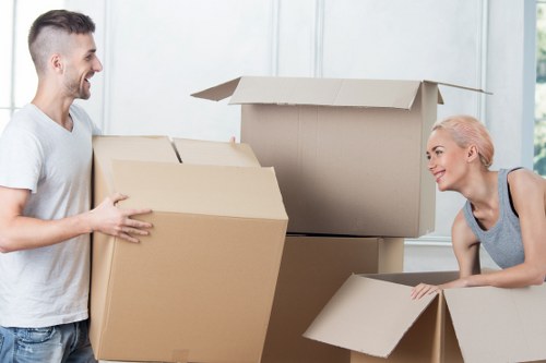 Team coordinating an office move with careful access planning