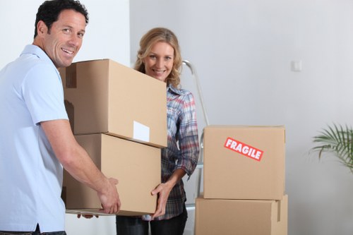 Commercial removals planning for an office move in Harlington