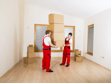 Preparation checklist scene for a move in Harlington